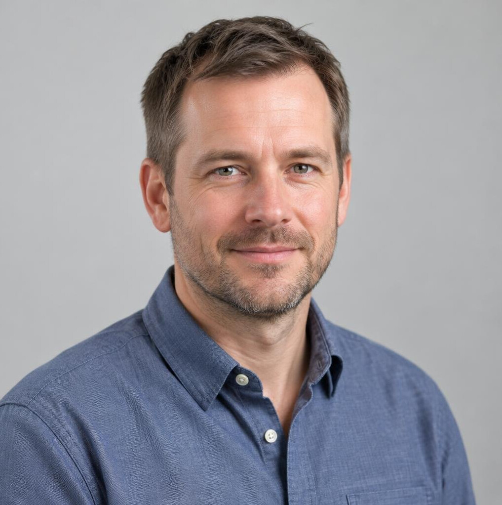 Portrait of a man with a friendly expression